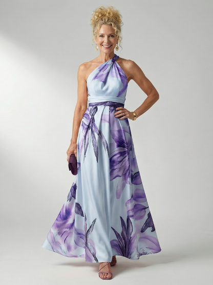 Sodelb | Light Floral Maxi Dress