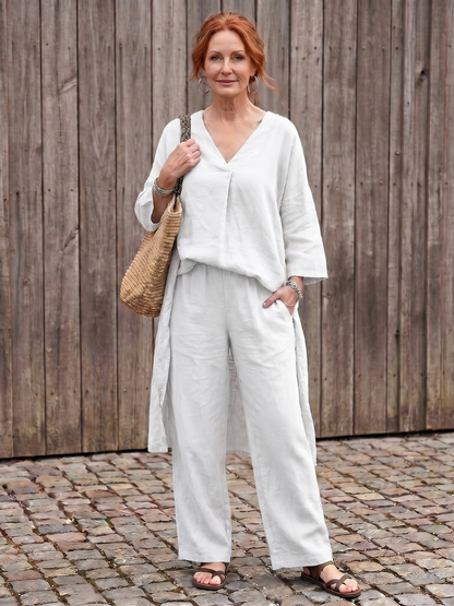Maireád | Tunic & Wide-Leg Set