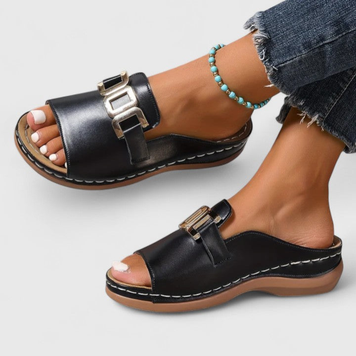 Gráinne | Luxe Buckle Sandals