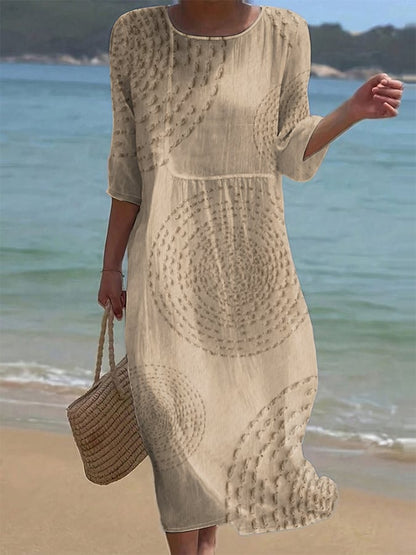 Róisín™ - Midi Dress with Soft Detailing