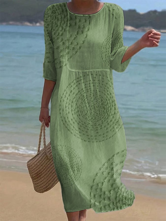 Róisín™ - Midi Dress with Soft Detailing