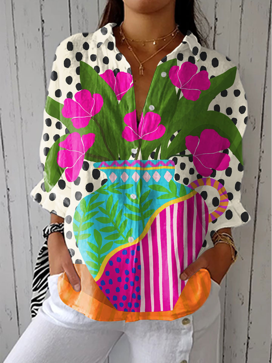 Darragh – Floral Graphic Blouse