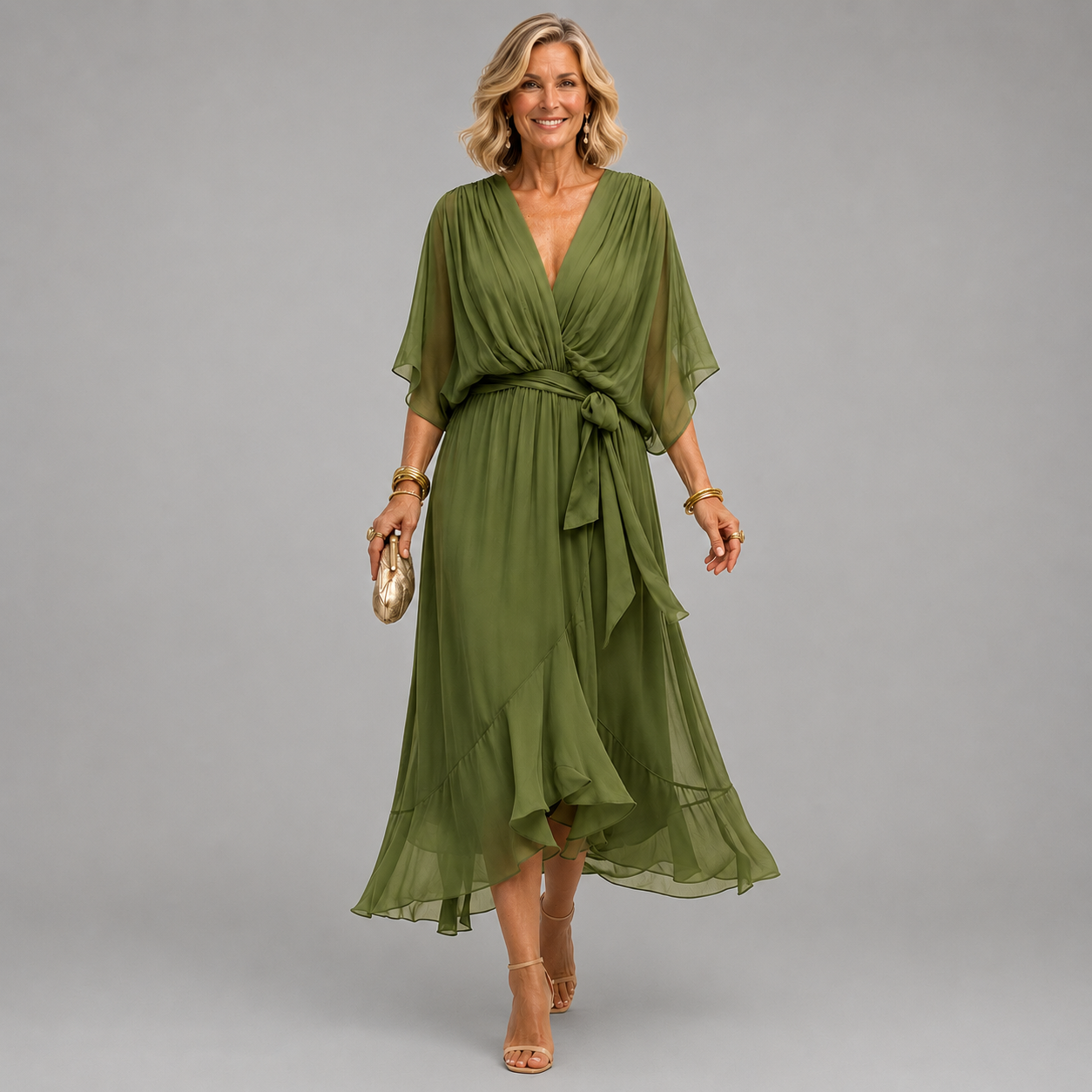 Eithne | V-neck dress