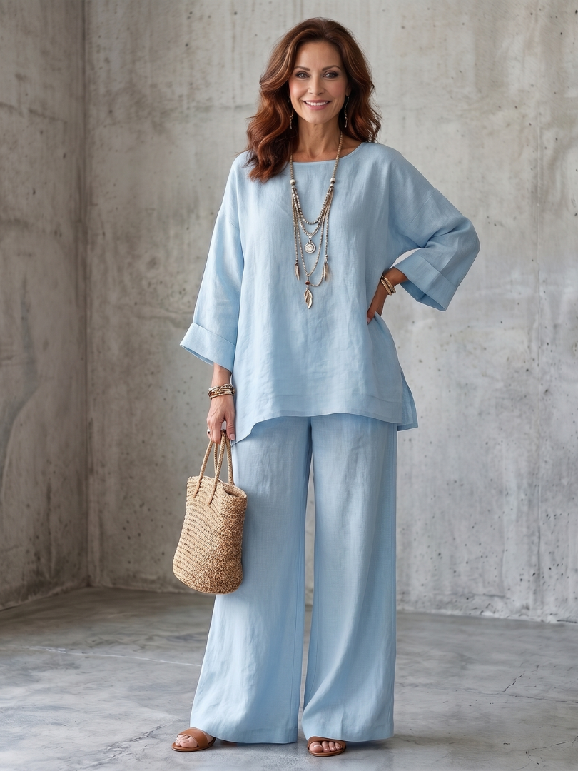 Brenna | Tunic & Wide-Leg Set