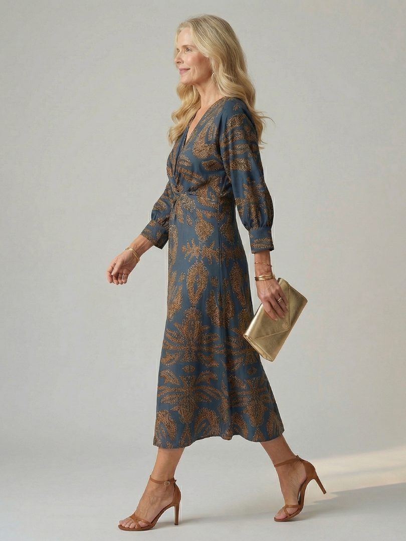 Aoife | Wrap Midi Dress