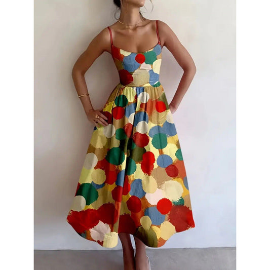 Mairin | Painted Joy Midi Dress