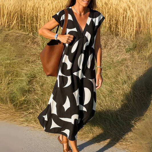 Siobhán™ | Cutwork Detail Maxi Dress