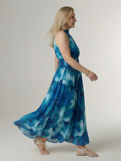 Caireann | Halter Midi Dress