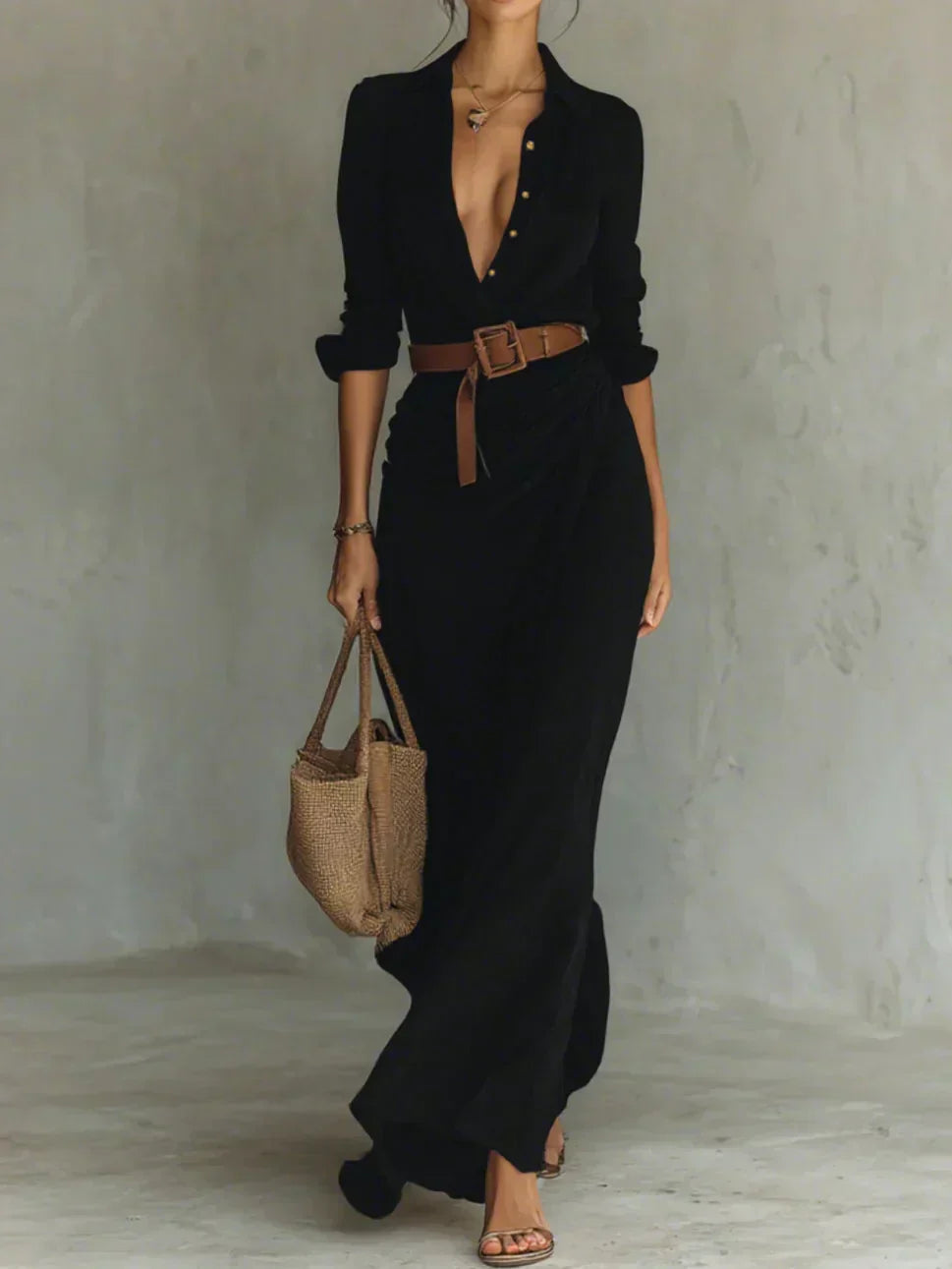 Conchenn | Shirt Dress with Belt