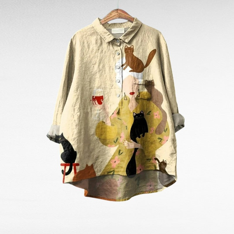 Sinéad | Elegant Breezy Summer Blouse
