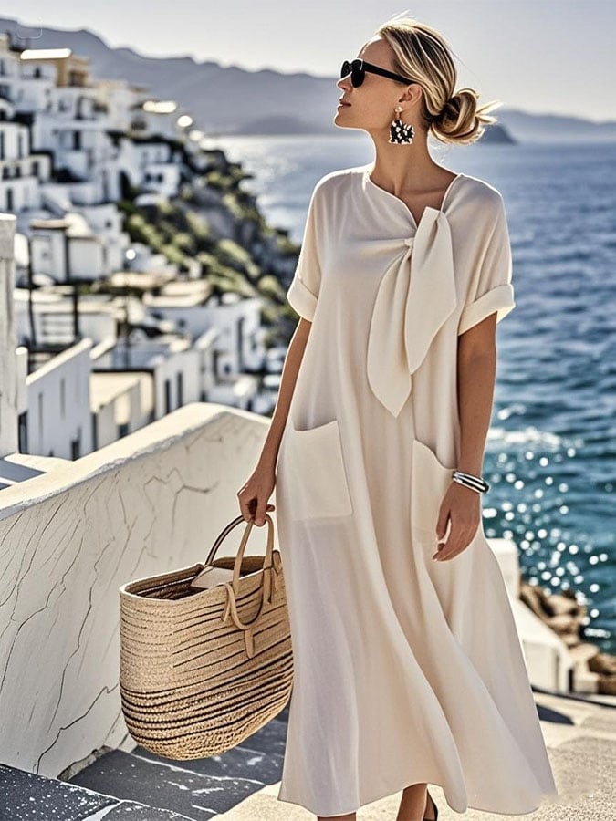 Orla™ - Flowing Cotton Summer Dress