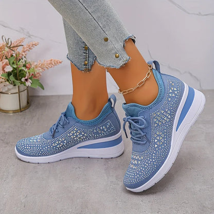 Neasa | Orthopedic Rhinestone Comfort Sneakers