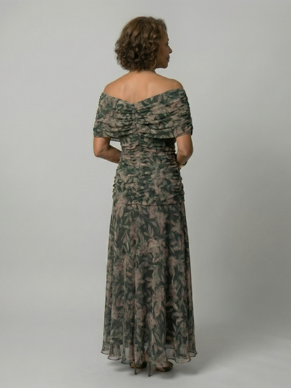 Danu | Off Shoulder Flow Midi Dress