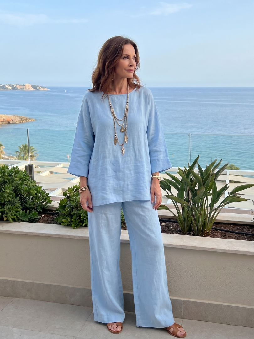 Brenna | Tunic & Wide-Leg Set