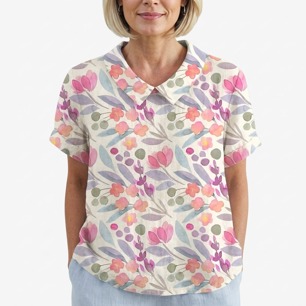 Searlait | Floral Shirt