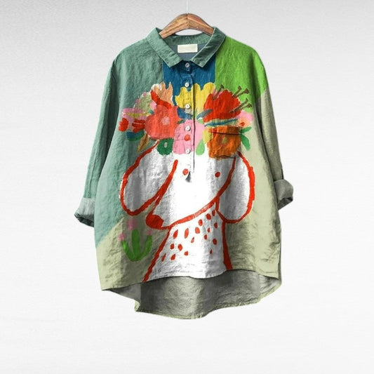 Síle | Elegant Breezy Summer Blouse
