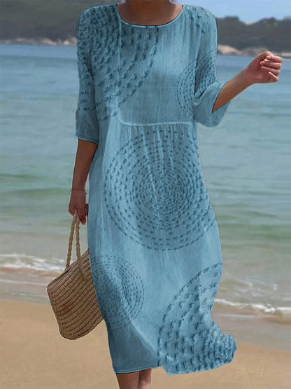 Róisín™ - Midi Dress with Soft Detailing