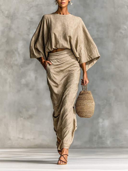 Iseult | Two Piece Set with Skirt
