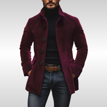 Niall – Fitted corduroy jacket