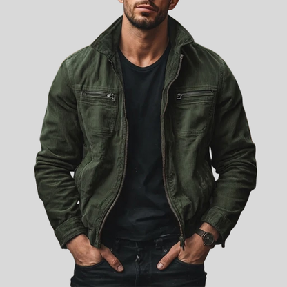 Caelan | Vintage Cotton Zip Jacket
