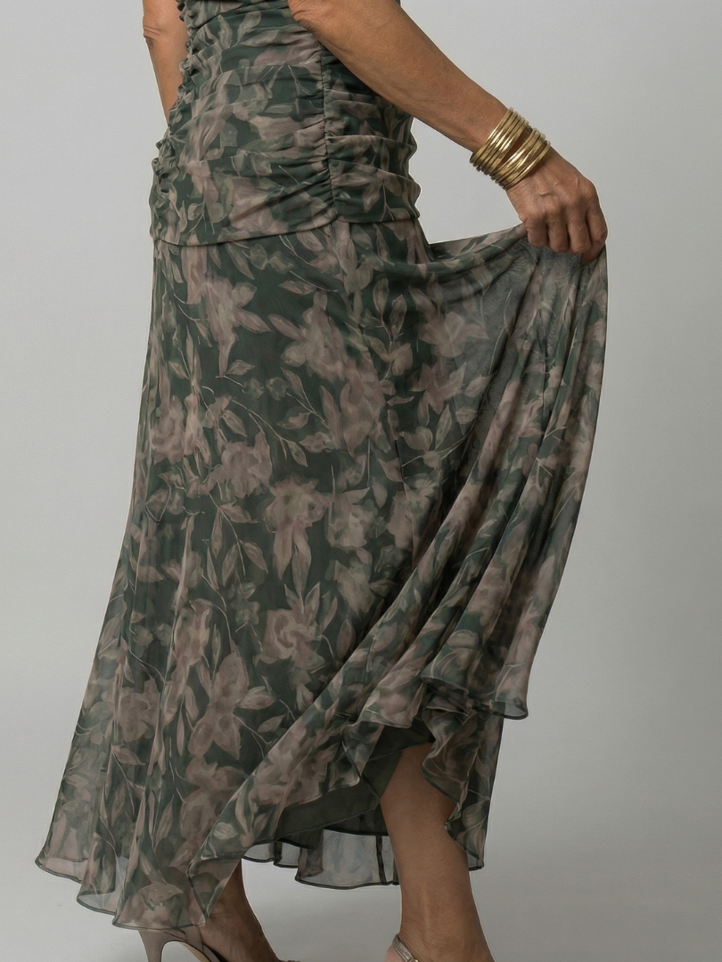Danu | Off Shoulder Flow Midi Dress