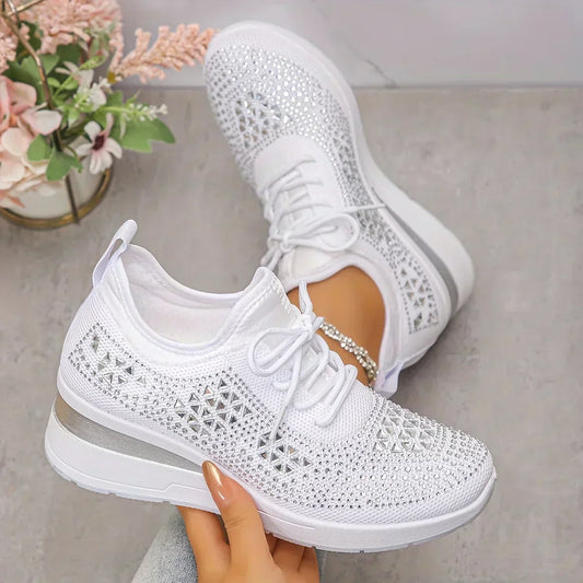 Neasa | Orthopedic Rhinestone Comfort Sneakers