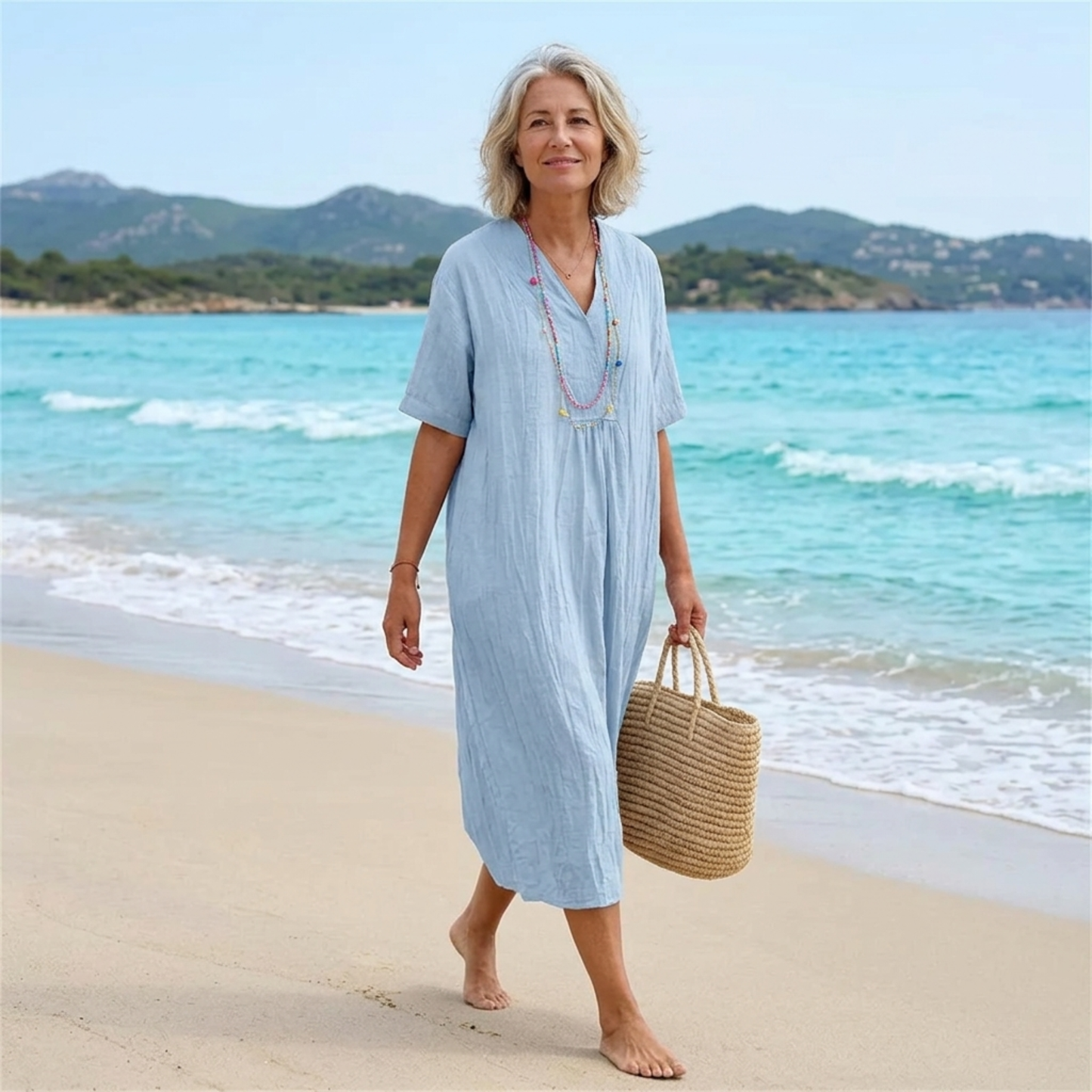 Caoimhe™ | Relaxed Textured Maxi Dress