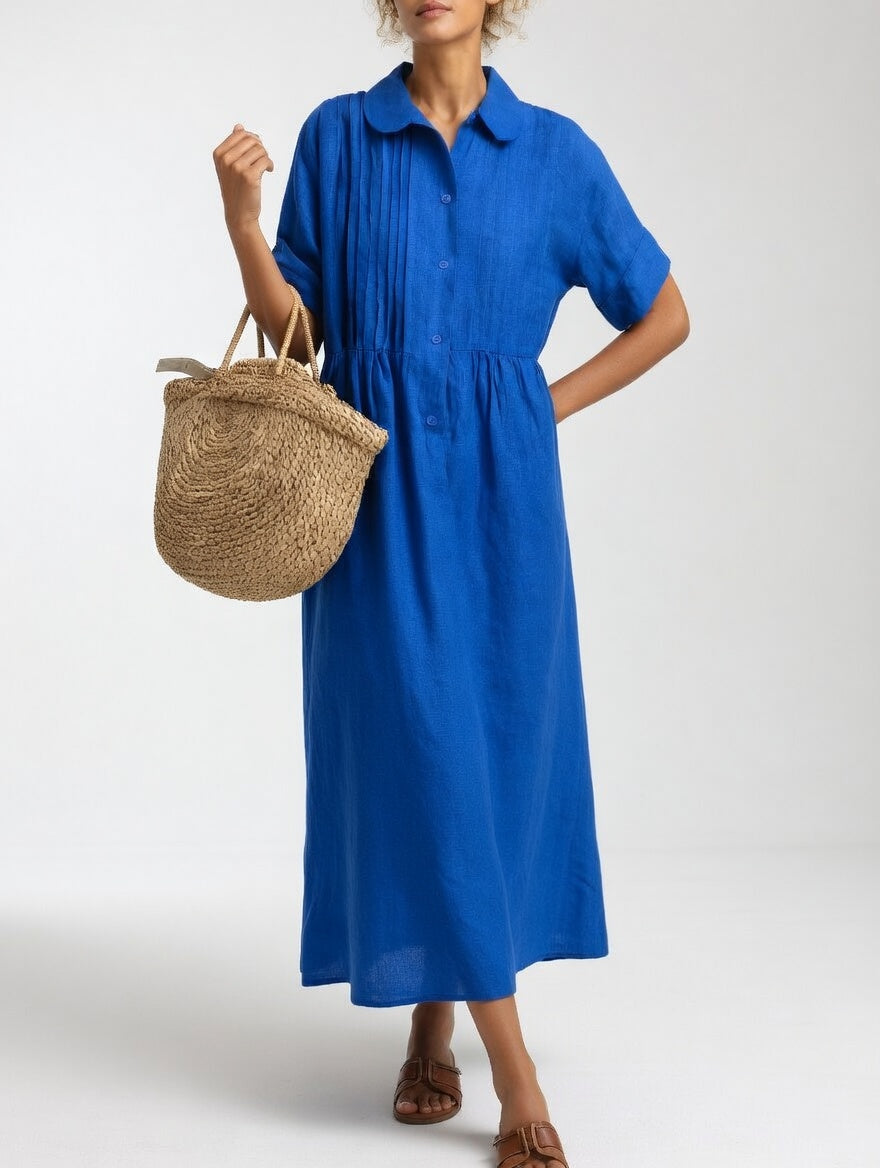 Caoimhe™ - Flowy Summer Shirt Dress