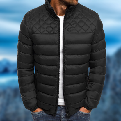 Liam | Refined Stand Collar Puffer Jacket
