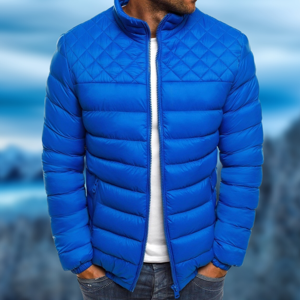 Liam | Refined Stand Collar Puffer Jacket