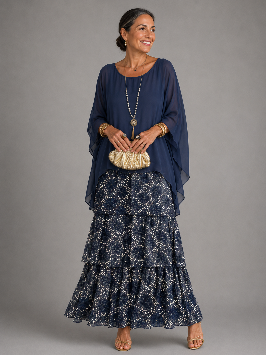 Mairin | Elegant Flowing Maxi Dress