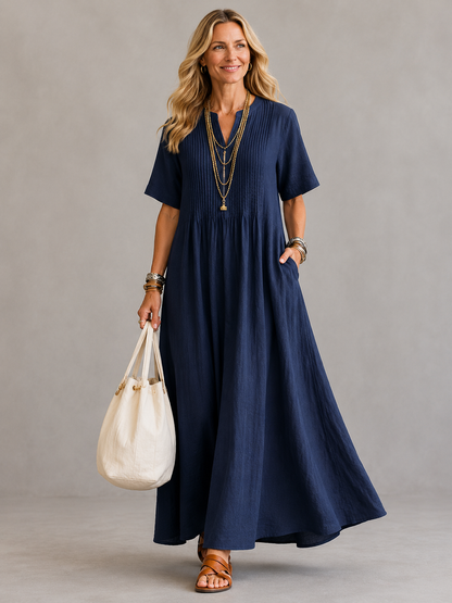 Una | Pleated Dress