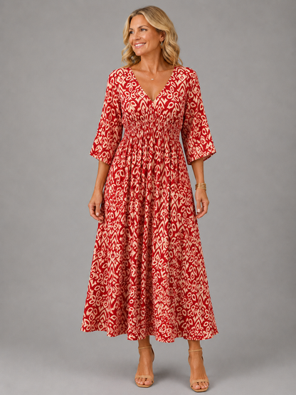 Orlaith | Bohemian Midi Dress