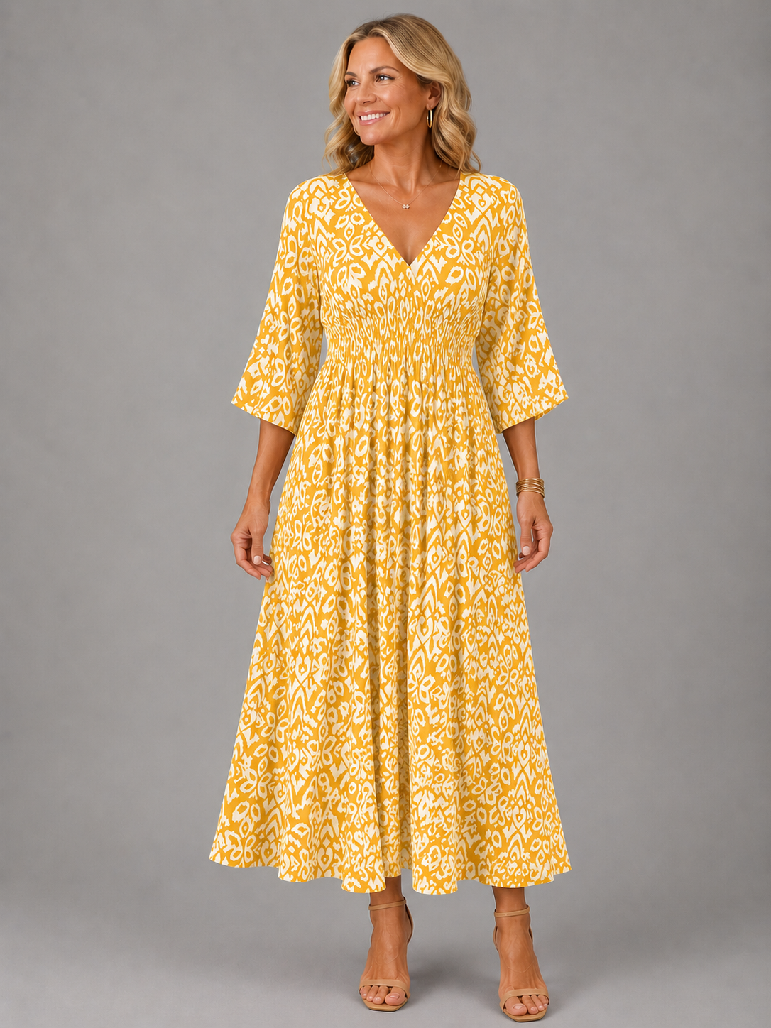 Orlaith | Bohemian Midi Dress