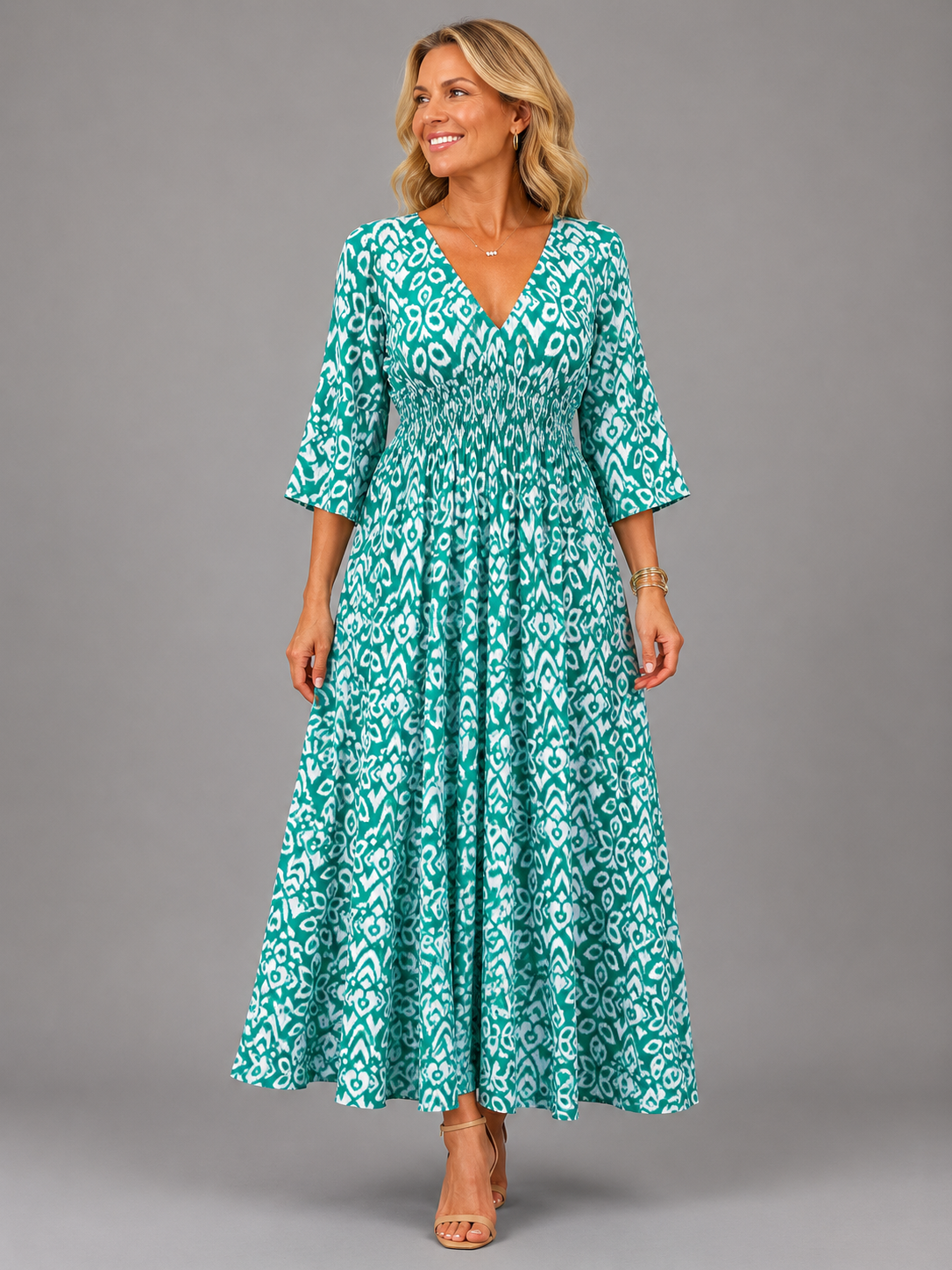 Orlaith | Bohemian Midi Dress