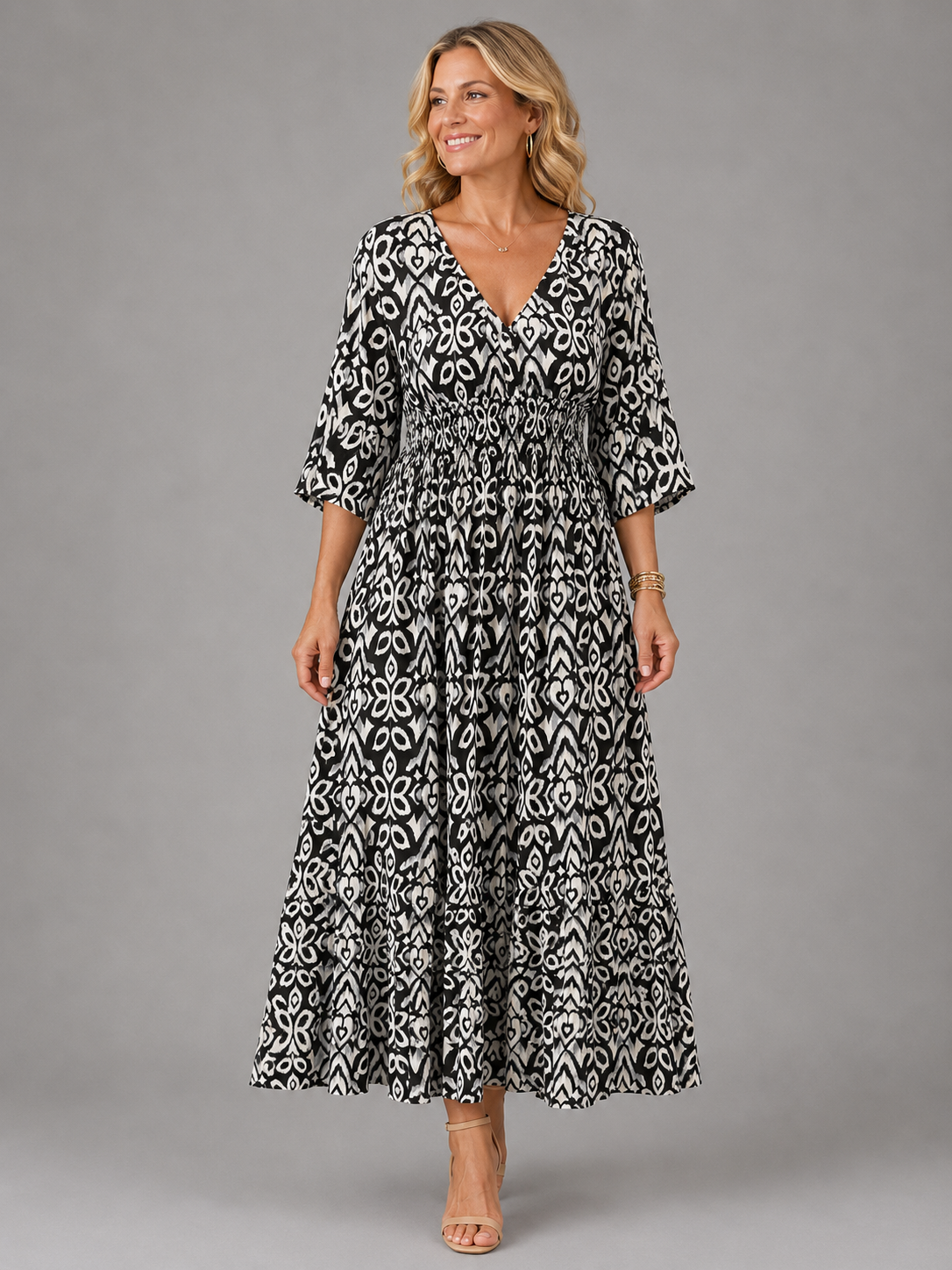 Orlaith | Bohemian Midi Dress