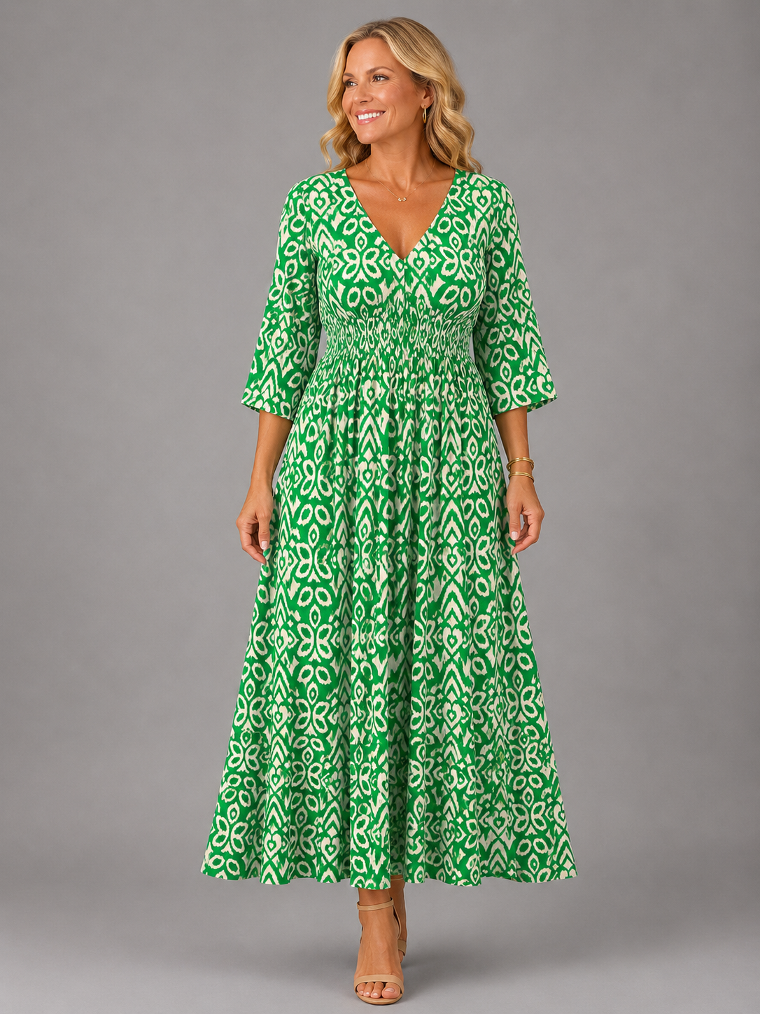 Orlaith | Bohemian Midi Dress