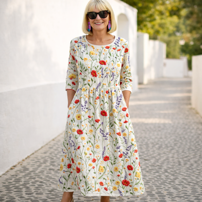 Méabh | Maxi Dress - Floral Pattern