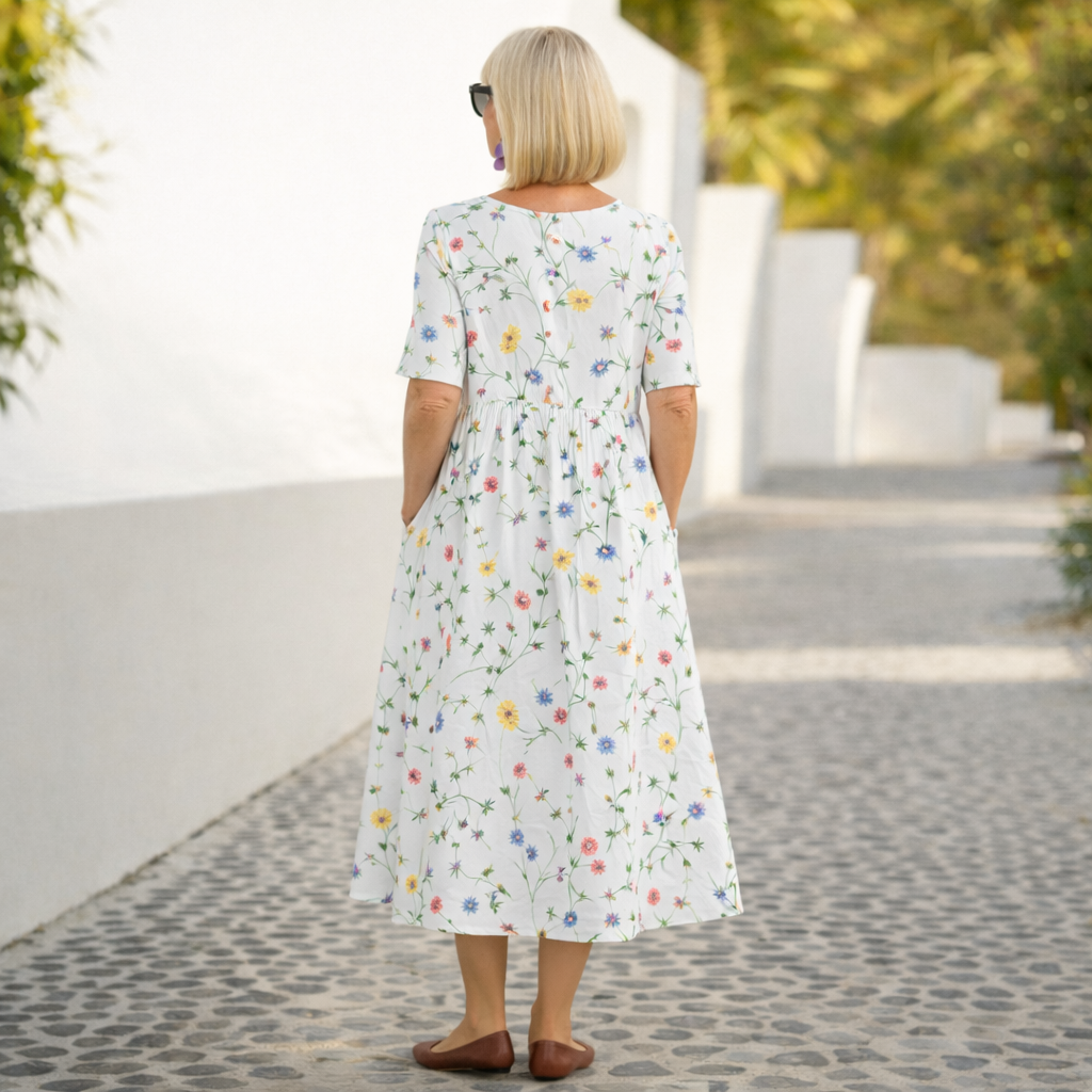 Eimear | Floral Midi Dress