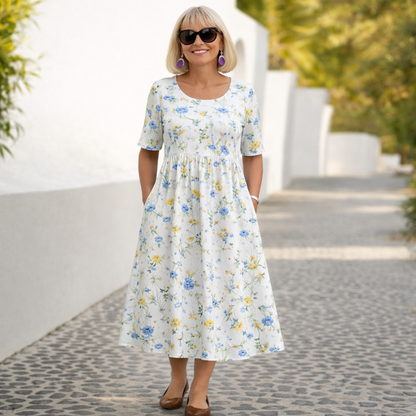 Eimear | Floral Midi Dress