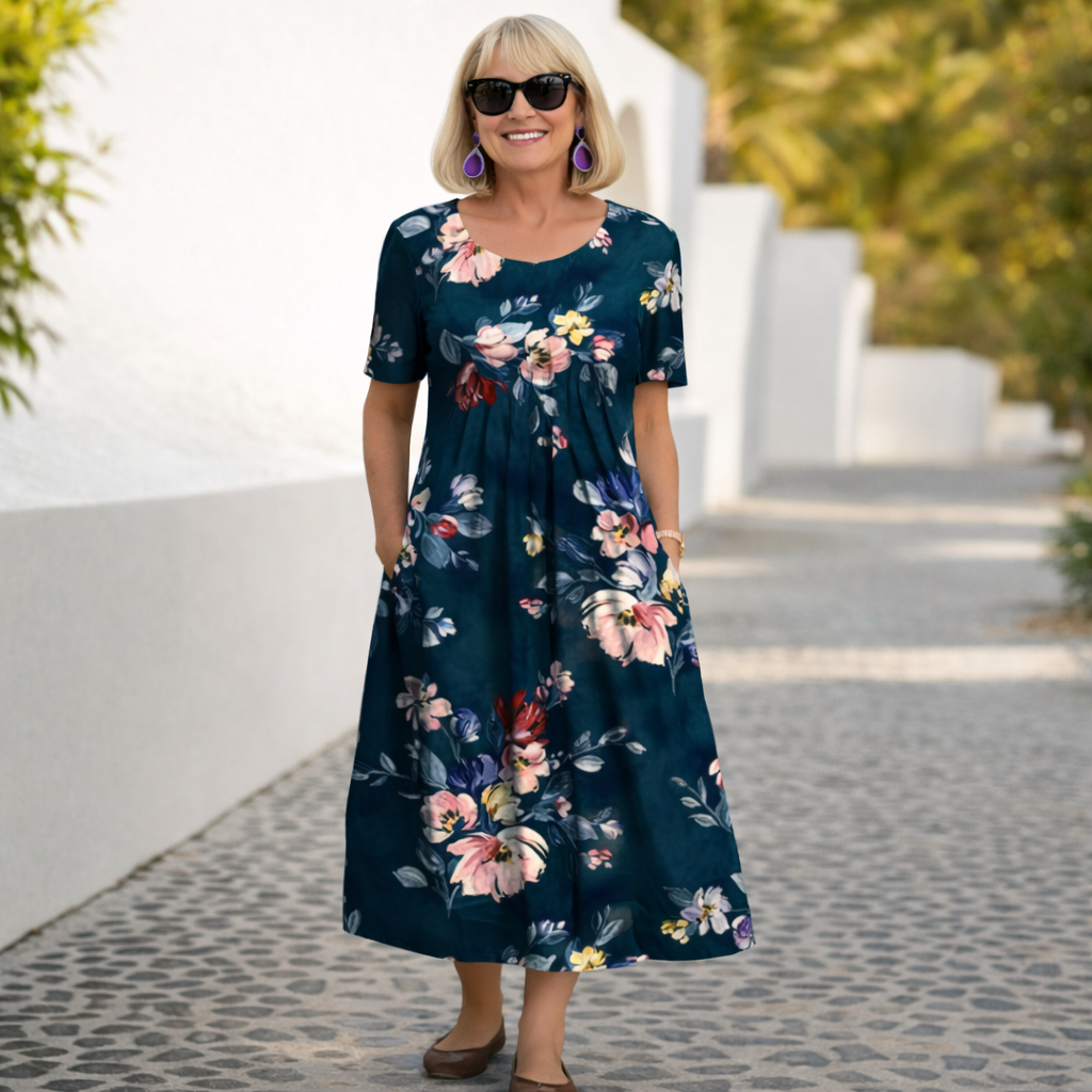 Eimear | Floral Midi Dress
