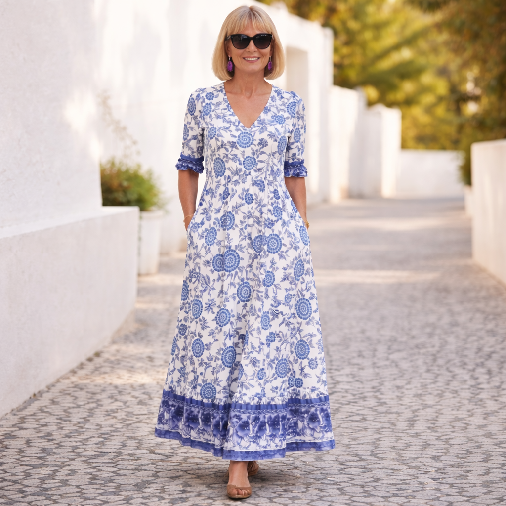 Sinéad | Elegant Floral Dress with a Breezy Vibe