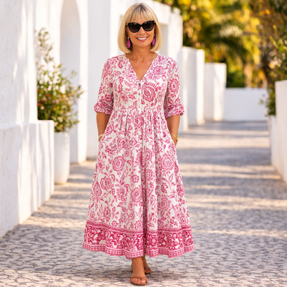 Sinéad | Elegant Floral Dress with a Breezy Vibe