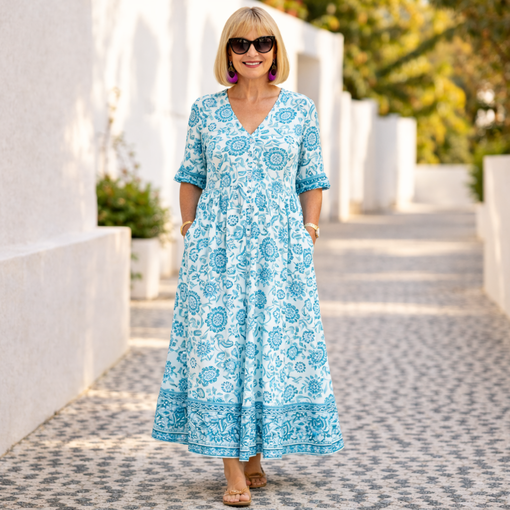 Sinéad | Elegant Floral Dress with a Breezy Vibe