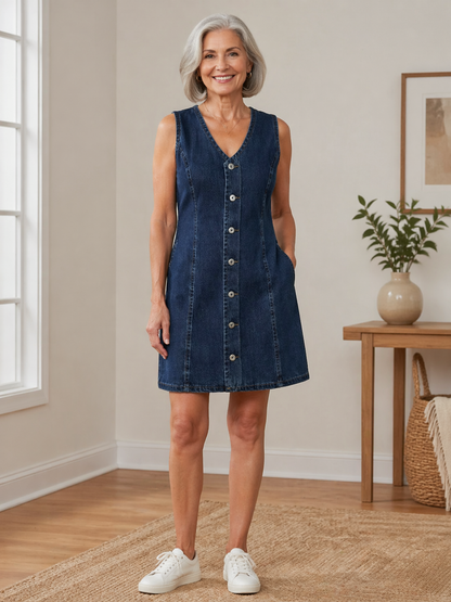 Éireann - Denim Mini Dress