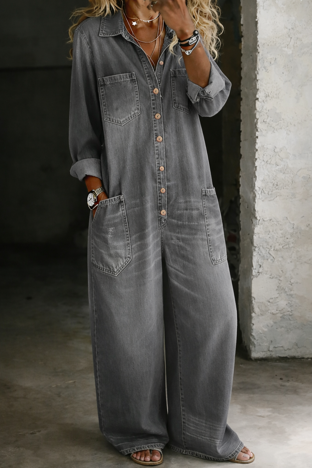 Éabha | Casual Comfort Jumpsuit
