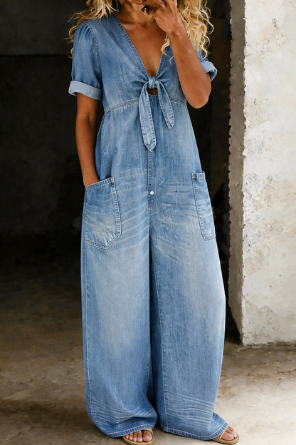Órfhlaith | Denim Jumpsuit