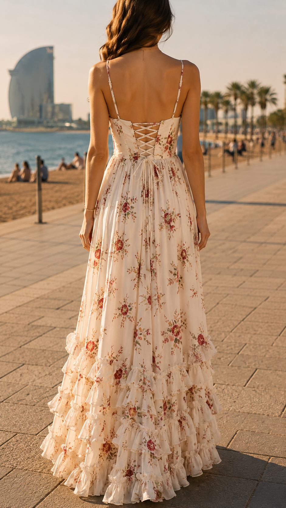 Aithbhreac | Long Romantic-Inspired Maxi Dress