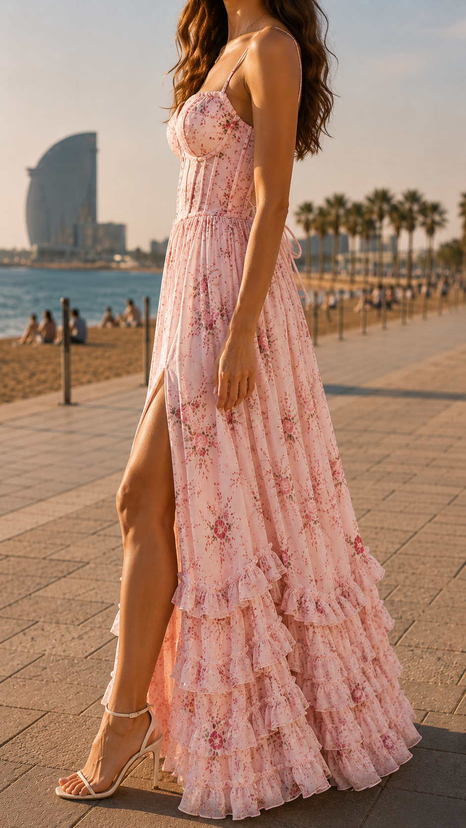 Aithbhreac | Long Romantic-Inspired Maxi Dress