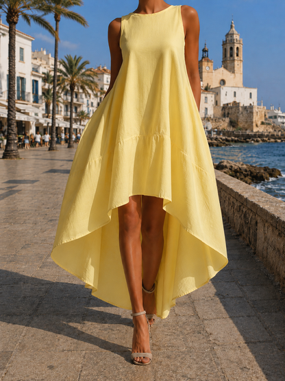 Airmid | Modern Sleeveless Midi Dress